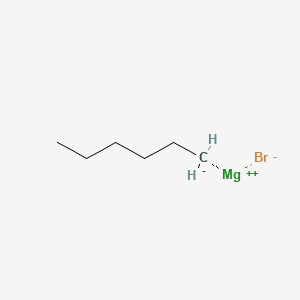 Chemical structure of Hexylmagnesium Bromide