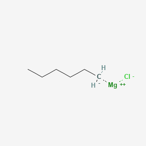 Chemical structure of Hexylmagnesium chloride