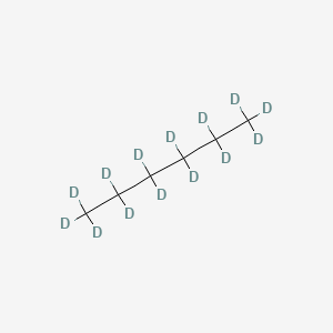 Chemical structure of Hexane-d??