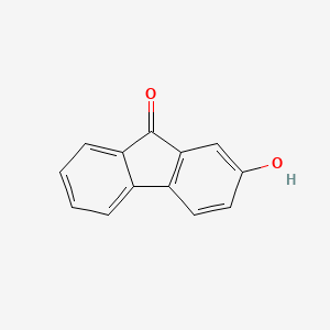 Chemical structure of 2-Hydroxy-9-fluorenone