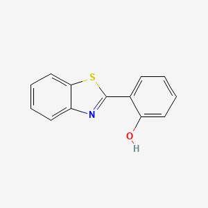 Chemical structure of 2-(2-Hydroxyphenyl)benzothiazole