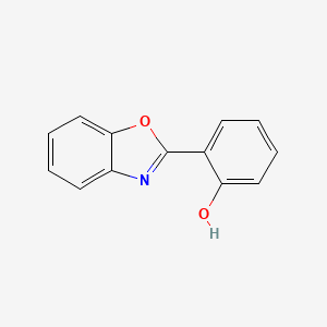 Chemical structure of 2-(2-Benzoxazolyl)phenol