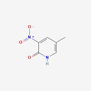 Chemical structure of 2-Hydroxy-5-methyl-3-nitropyridine