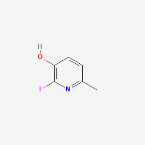 Chemical structure of 3-Hydroxy-2-iodo-6-methylpyridine