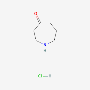 Chemical structure of Azepan-4-one hydrochloride