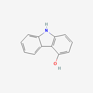 Chemical structure of 4-Hydroxycarbazole