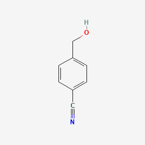 Chemical structure of p-Cyanobenzyl alcohol