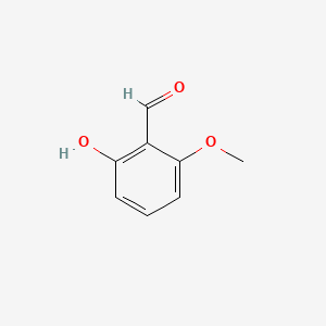 Chemical structure of 6-Methoxysalicylaldehyde