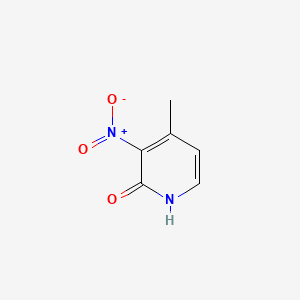 Chemical structure of 2-Hydroxy-4-methyl-3-nitropyridine