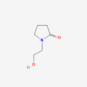 Chemical structure of 1-(2-Hydroxyethyl)-2-pyrrolidone