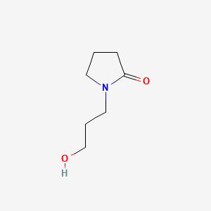 Chemical structure of 1-(3-Hydroxypropyl)-2-pyrrolidone