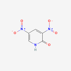 Chemical structure of 2-Hydroxy-3,5-dinitropyridine