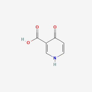 Chemical structure of 4-Hydroxynicotinic acid