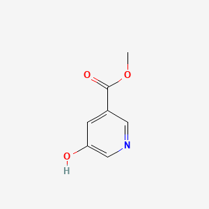 Chemical structure of 5-Hydroxynicotinic Acid Methyl Ester