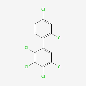 Chemical structure of 2,2',3,4,4',5-Hexachlorobiphenyl