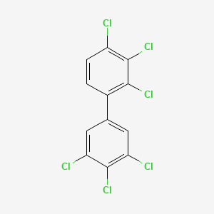 Chemical structure of 2,3,3',4,4',5'-Hexachlorobiphenyl
