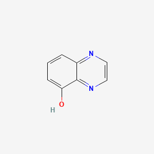 Chemical structure of 5-Hydroxyquinoxaline