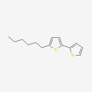 Chemical structure of 5-Hexyl-2,2′-bithiophene