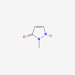 Chemical structure of 5-Hydroxy-1-methyl-1H-pyrazole
