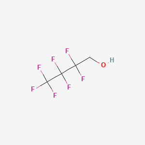 Chemical structure of 2,2,3,3,4,4,4-Heptafluoro-1-butanol