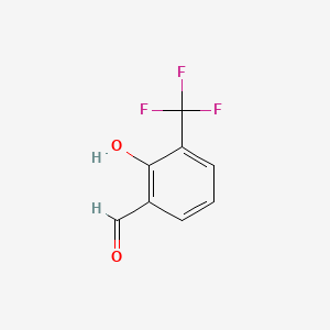 Chemical structure of 3-(Trifluoromethyl)salicylaldehyde