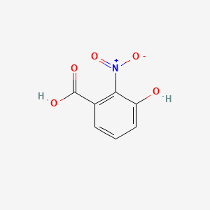 Chemical structure of 3-Hydroxy-2-nitrobenzoic Acid