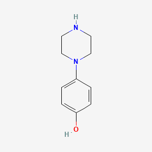 Chemical structure of 1-(4-Hydroxyphenyl)piperazine