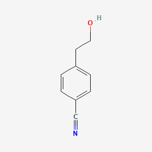 Chemical structure of 4-(2-hydroxyethyl)benzonitrile
