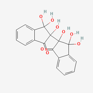 Chemical structure of Hydrindantin dihydrate
