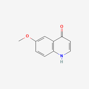 Chemical structure of 6-Methoxy-4-hydroxyquinoline