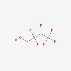 Chemical structure of 2,2,3,4,4,4-Hexafluoro-1-butanol