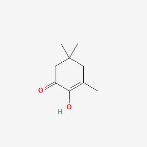 Chemical structure of 2-Hydroxy-3,5,5-trimethyl-2-cyclohexen-1-one