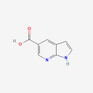 Chemical structure of 1H-Pyrrolo[2,3-b]pyridine-5-carboxylic acid