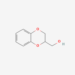 Chemical structure of 2-Hydroxymethyl-1,4-benzodioxane