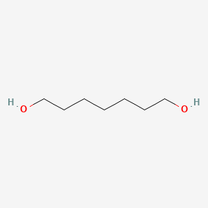 Chemical structure of 1,7-Heptanediol