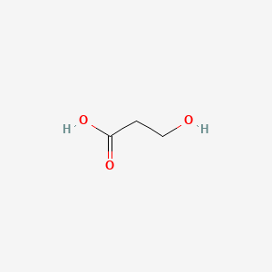 Chemical structure of 3-Hydroxypropionic Acid (contains varying amounts of 3,3'-Oxydipropionic Acid)