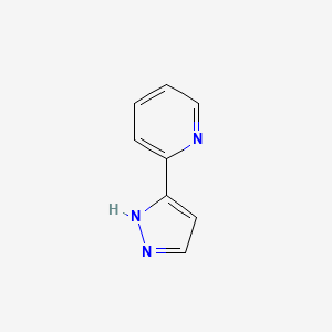 Chemical structure of 2-(1h-pyrazol-5-yl)pyridine