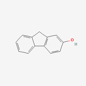 Chemical structure of 2-HydroxyFluorene