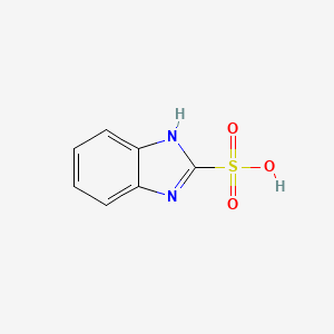 Chemical structure of 1H-benzimidazole-2-sulfonicacid