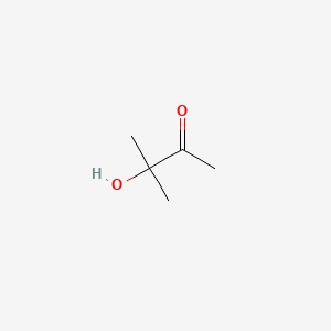 Chemical structure of 3-Hydroxy-3-methyl-2-butanone