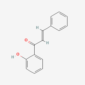 Chemical structure of 1-(2-Hydroxyphenyl)-3-phenyl-2-propenone