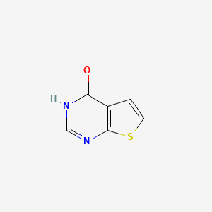 Chemical structure of 4-Hydroxythieno[2,3-d]pyrimidine