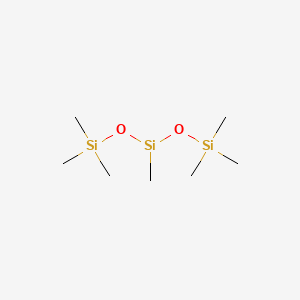 Chemical structure of 1,1,1,3,5,5,5-Heptamethyltrisiloxane
