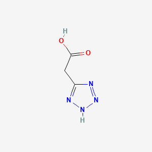 Chemical structure of 1H-Tetrazole-5-acetic acid