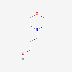 Chemical structure of 4-(3-Hydroxypropyl)morpholine