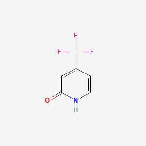 Chemical structure of 2-Hydroxy-4-(trifluoromethyl)pyridine