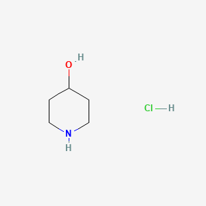 Chemical structure of Piperidin-1-ium-4-ol chloride