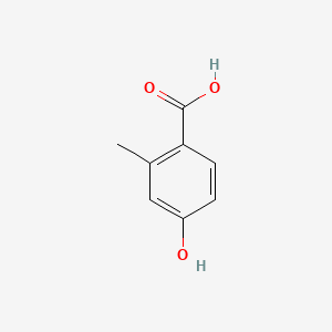 Chemical structure of 4-Hydroxy-o-toluic acid