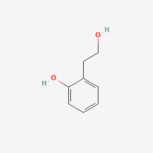 Chemical structure of 2-Hydroxyphenethyl alcohol