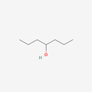 Chemical structure of 4-Heptanol